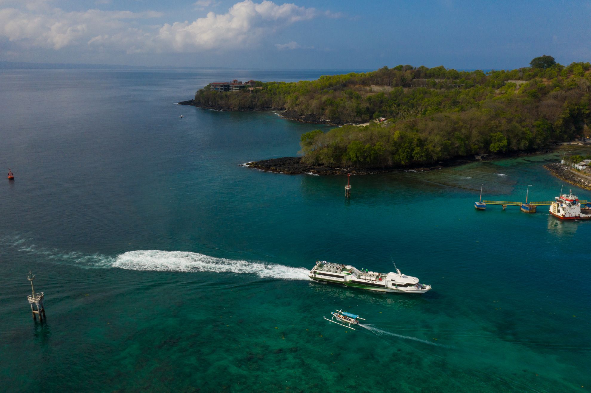 eka jaya fast ferry with our agency